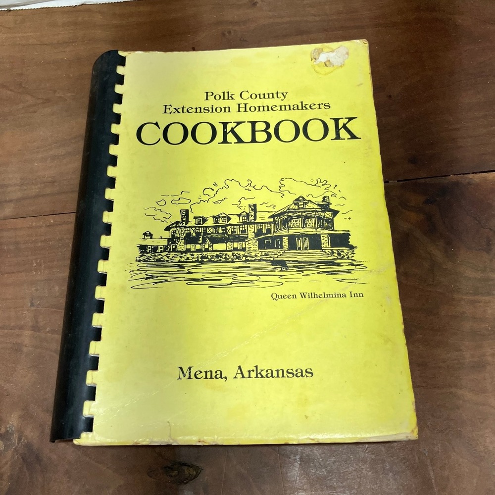 Polk County Extension Homemakers Cookbook 1981-82 Mena Arkansas Recipes Vintage